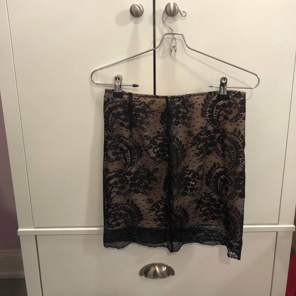 Matching lace skirt set